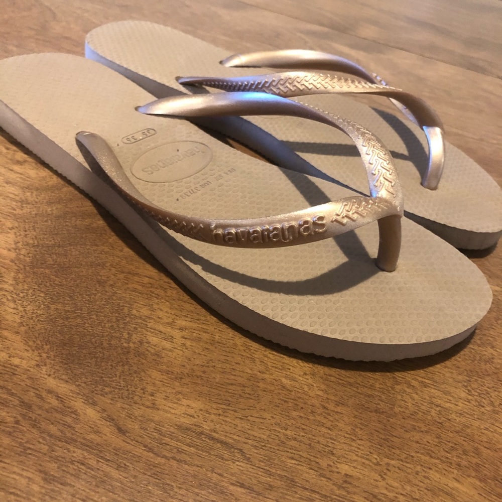 Havaianas Golden Bronze Flip Flops